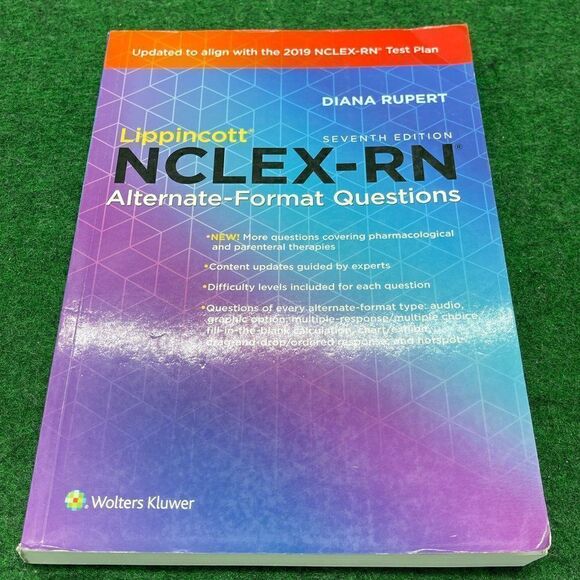 Lippincott NCLEX PN 2019 Seventh Edition Alternate-Formate Questions Guide - Picture 1 of 2